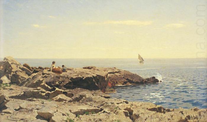 Eugen Ducker On the Seashore china oil painting image